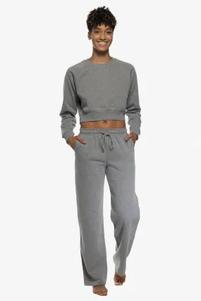 Cora Fleece Straight Leg Sweatpants