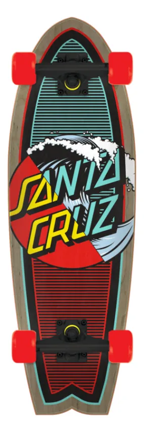 Santa Cruz Classic Wave Splice 8in Cruiser Complete