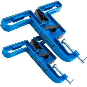 Winterial Ski and Snowboard Vise for Tuning, Repair and Waxing, Set of Two